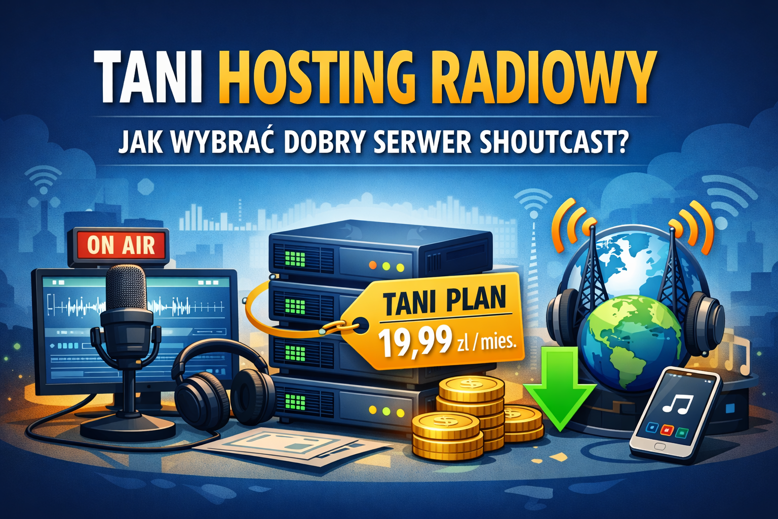 Tani hosting radiowy