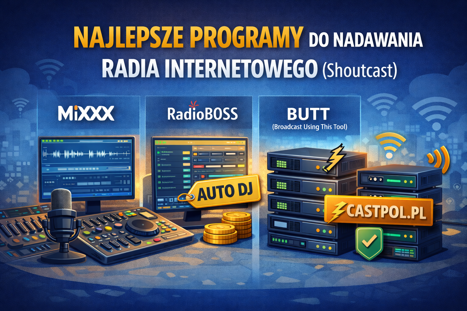 Najlepsze programy do nadawania radia internetowego (Shoutcast)