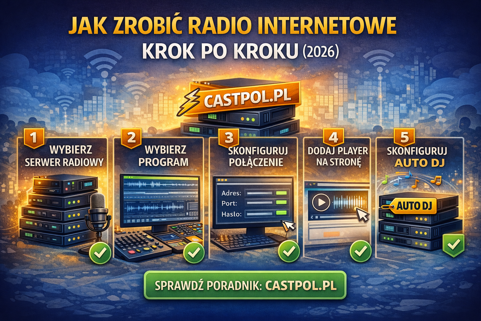 Jak zrobić radio internetowe krok po kroku (2026)