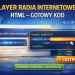 Player radia internetowego HTML – gotowy kod do strony