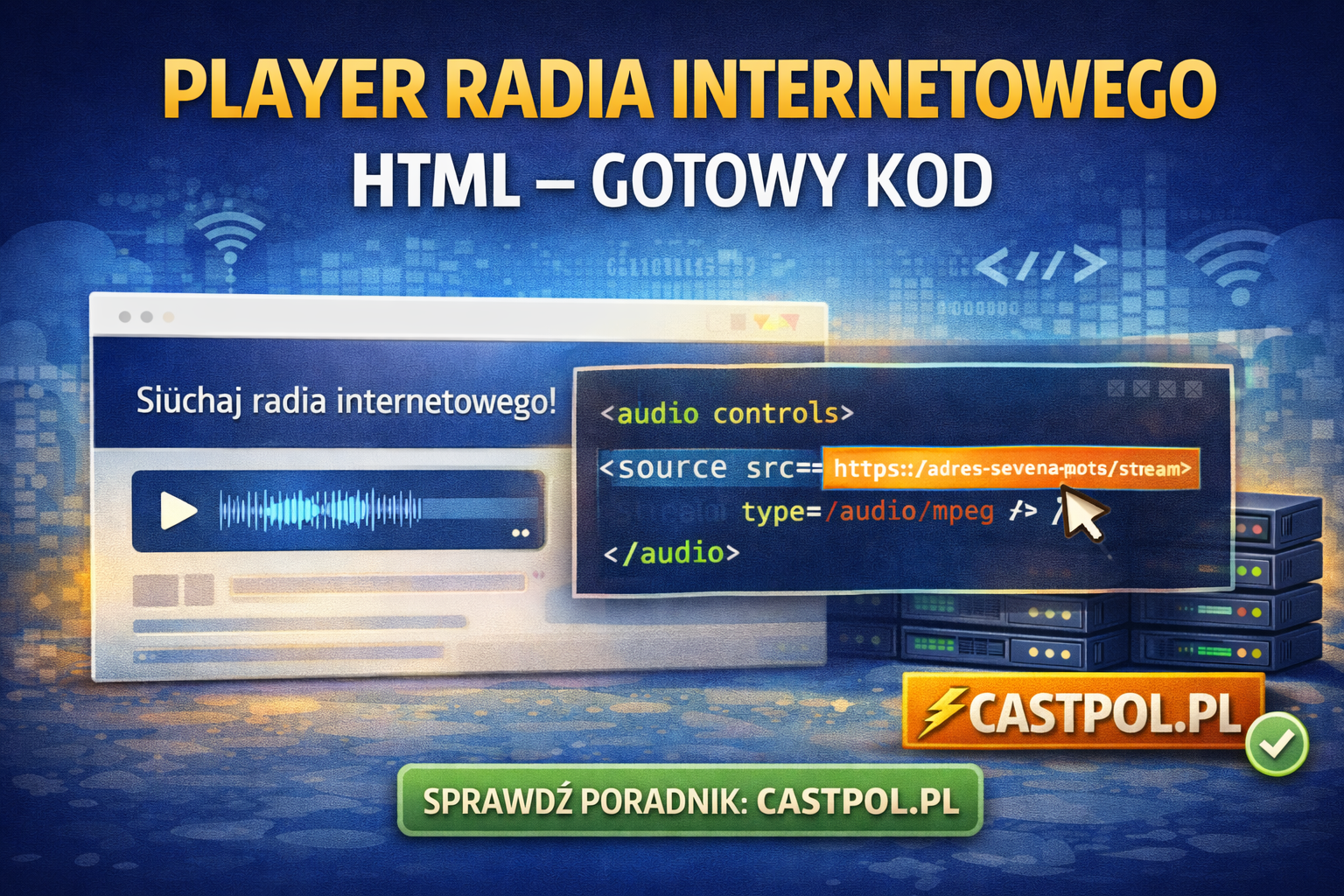 Player radia internetowego HTML – gotowy kod do strony