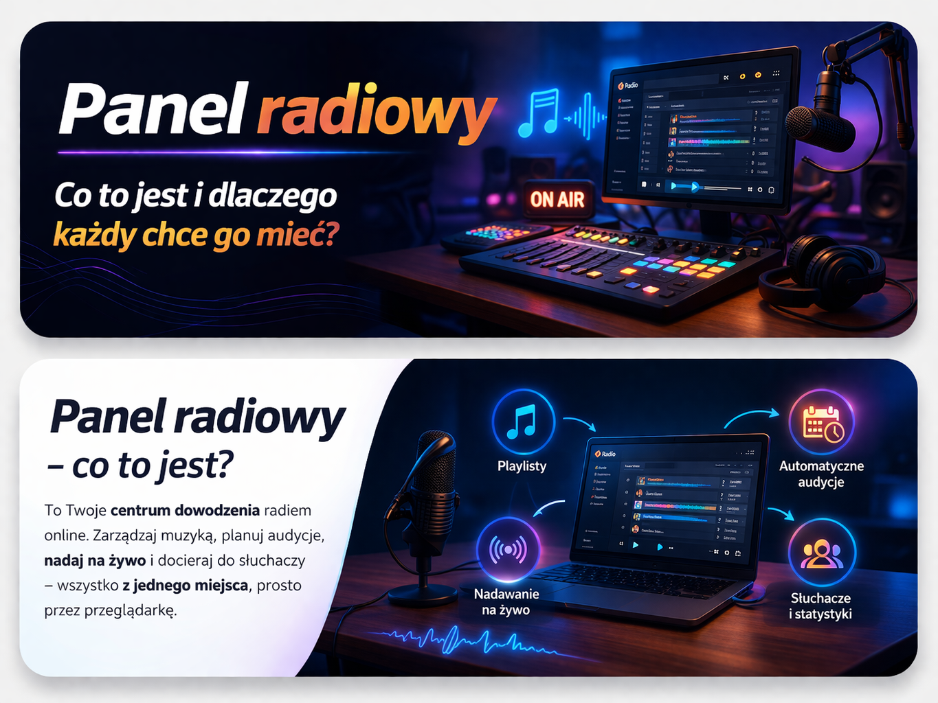 Panel radiowy