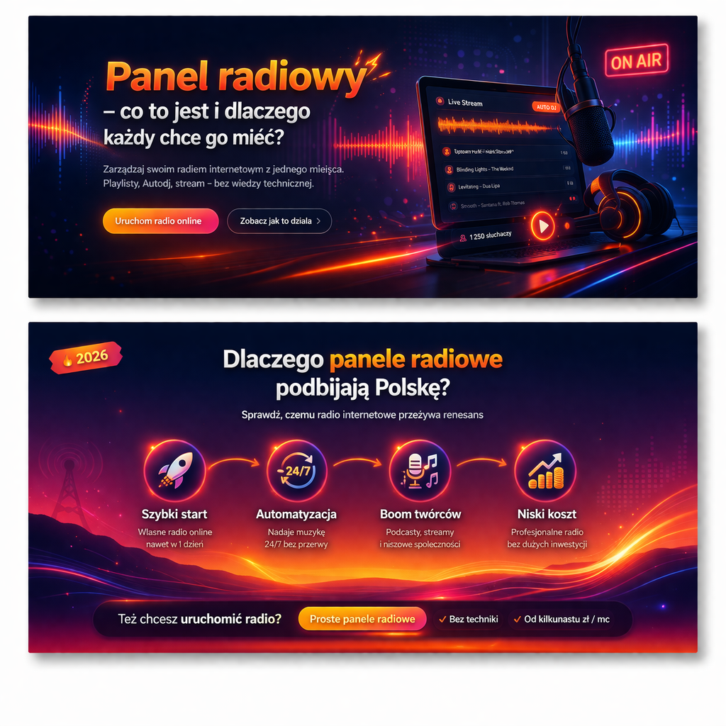 Panel radiowy