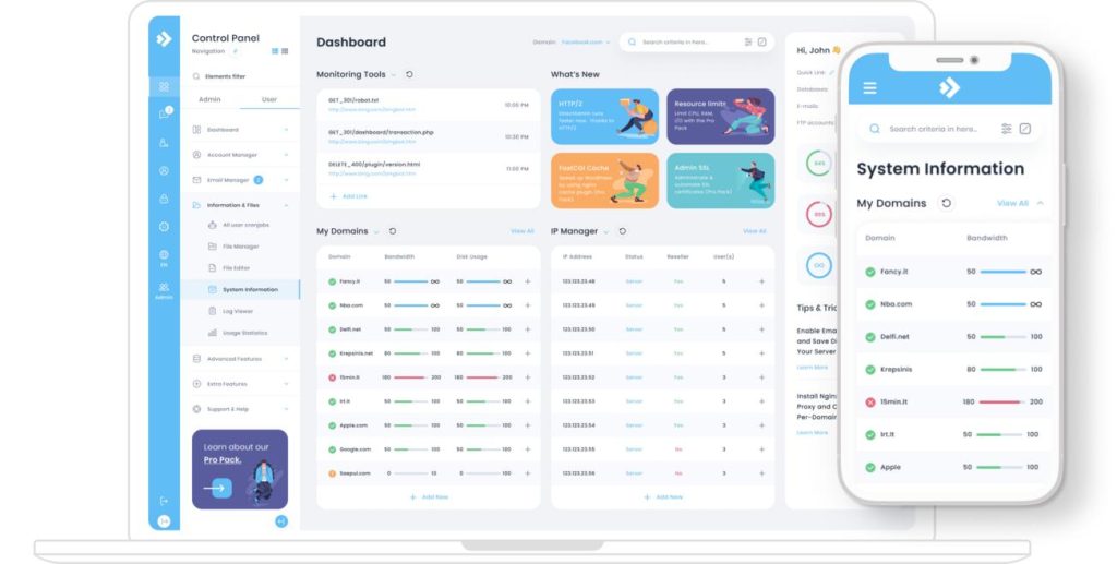 Tani hosting z panelem DirectAdmin